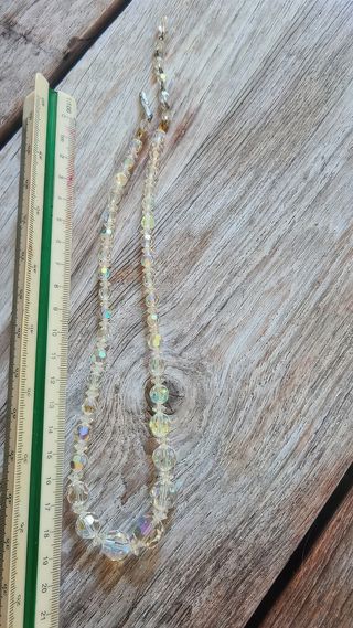 Collana vintage di cristallo anni '60