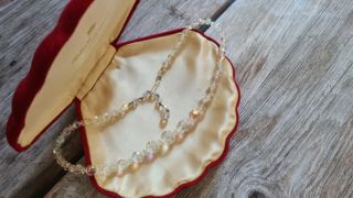 Collana vintage di cristallo anni '60