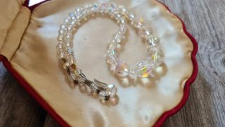 Collana vintage di cristallo anni '60