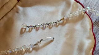 Collana vintage di cristallo anni '60