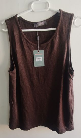 Camiseta mujer sin mangas