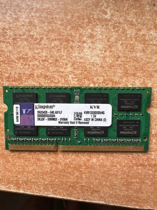 Kingston DDR3L 4GB KVR1333D3S9