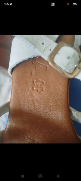 Sandalias Kaola Talla 39 Blancas