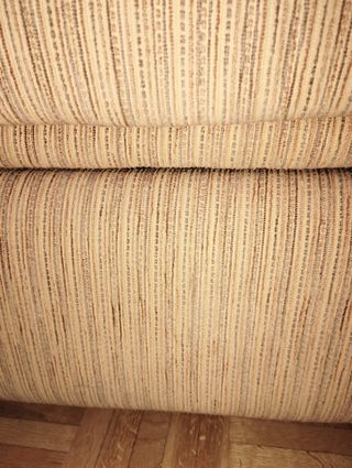 Sofá relax 3 plazas amarillo/mostaza