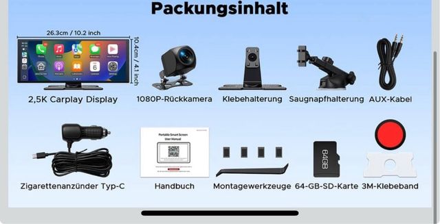 Pantalla CarPlay para coche