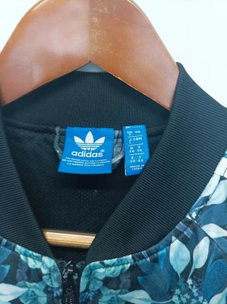 Chaqueta Adidas Floral Azul