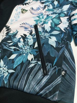 Chaqueta Adidas Floral Azul
