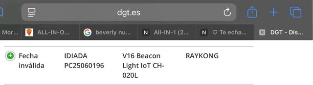 Baliza V16 Geolocalizable DGT 3.0