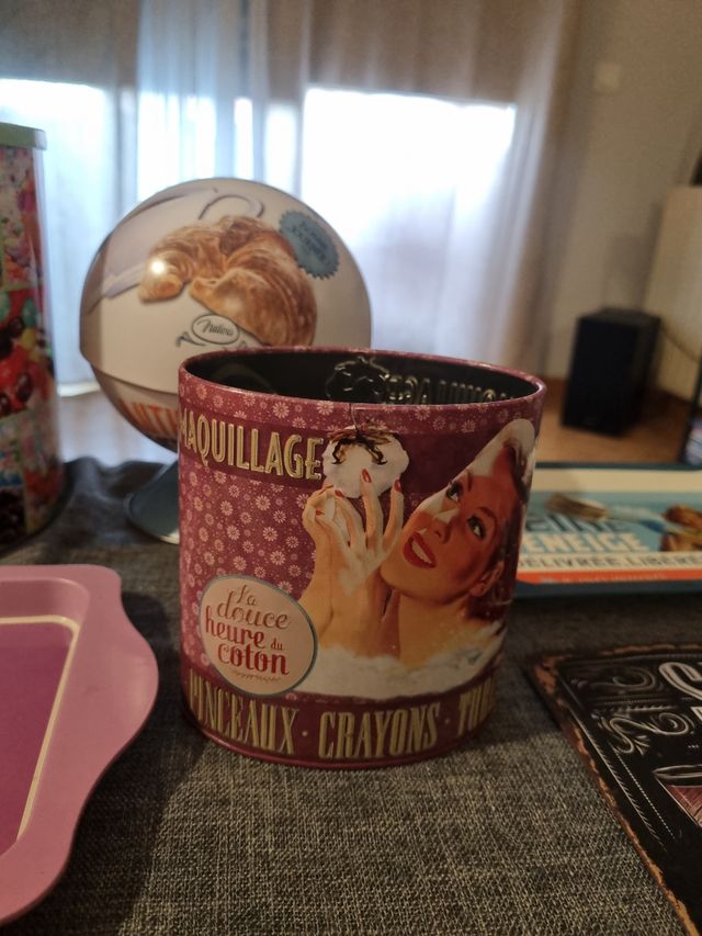 Decoración Vintage Metal Multicolor