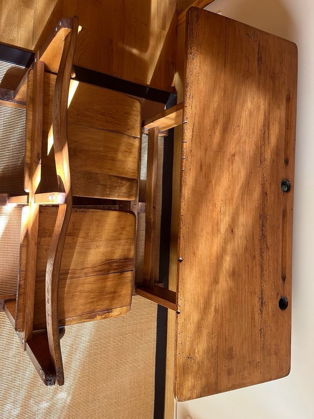 Pupitre escolar (año 1955)