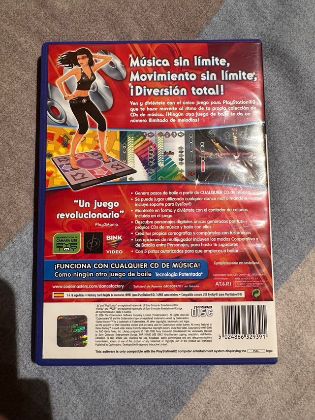Dance Factory PS2 + Tappeto