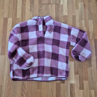 Jersey La Vecina Rubia cuadros morado talla única