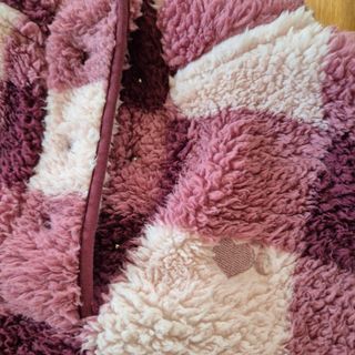 Jersey La Vecina Rubia cuadros morado talla única