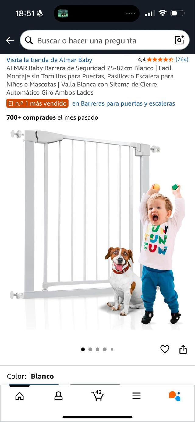 Barrera de seguridad para puertas