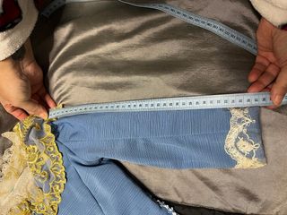 Traje Fallera Niña Azul y Dorado