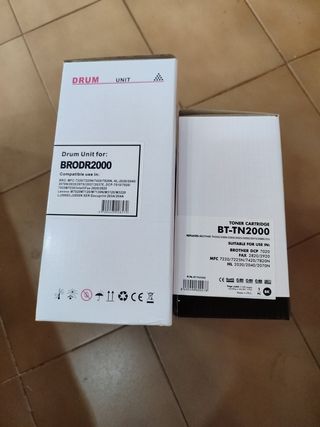 Pack Tóner TN2000 + Tambor DR2000 Brother