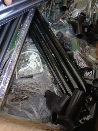 SONGMICS RYG094I02 Armario, 4 Barras de Ropa