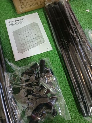 SONGMICS RYG094I02 Armario, 4 Barras de Ropa