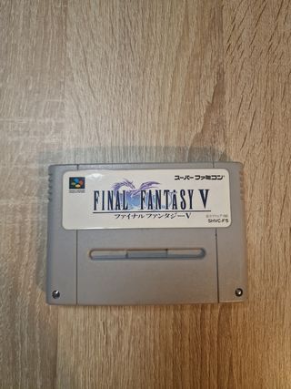 Final Fantasy V Super Famicom Cartucho Japonés