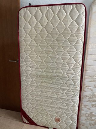 Colchón individual y somier 90cm