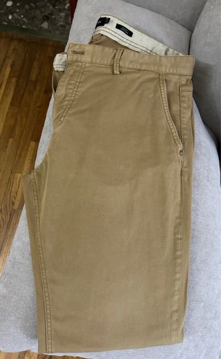 Pantalón Massimo Dutti chico marrón claro, beige 