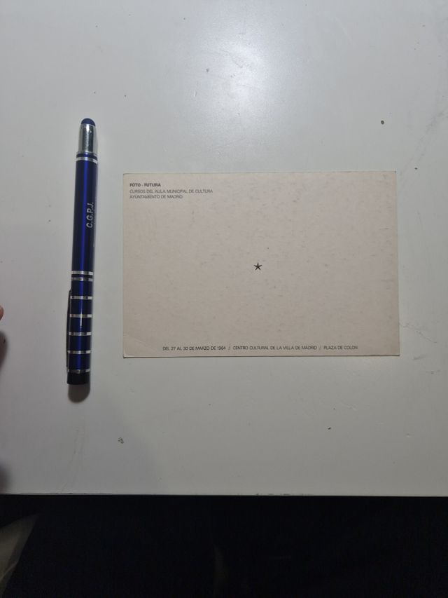 Foto postal Movida Madrileña 1984