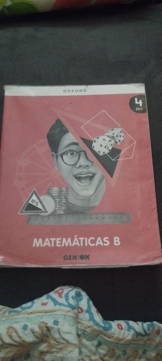 Matemáticas B 4º ESO. Libro del estudiante. GENiOX
