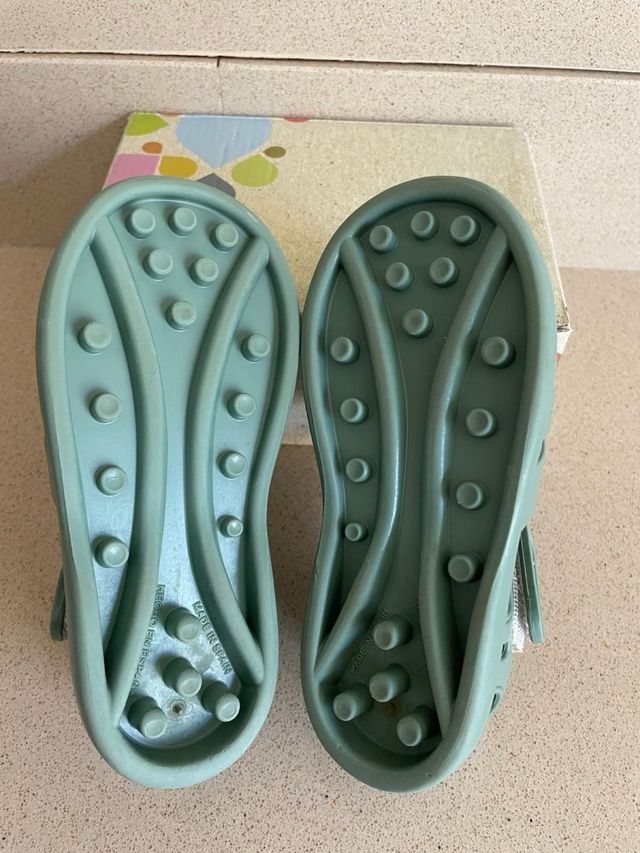 Sandalias Igor Tobby Solid Talla 25 Verde