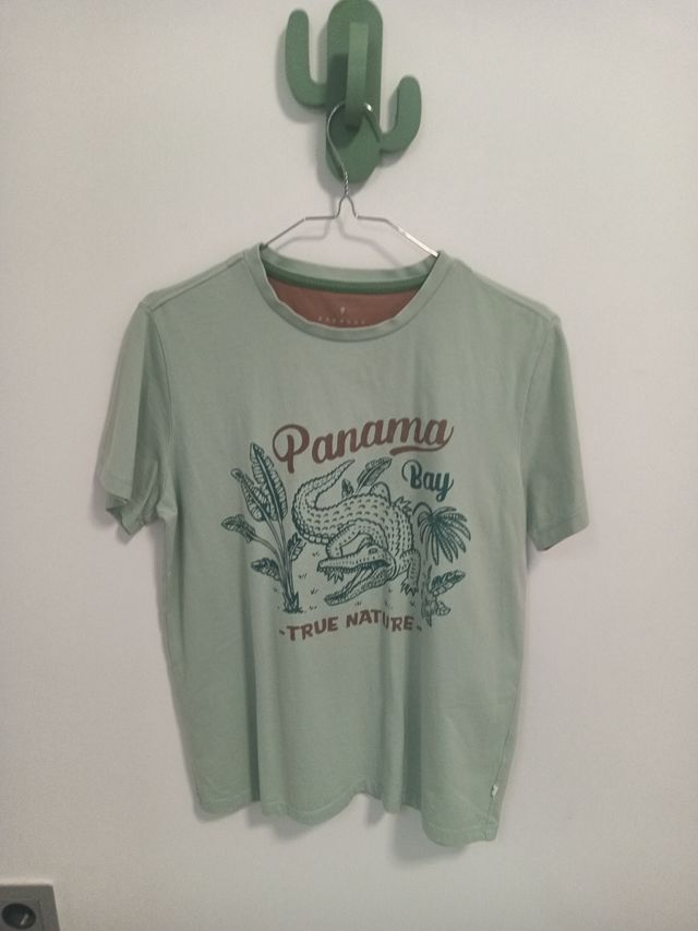 Camiseta niño verde talla 13-14