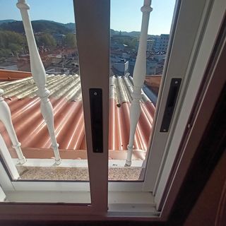 Doble ventana de aluminio