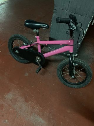 Bicicleta infantil rosa