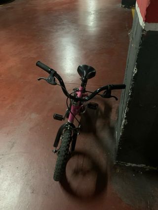 Bicicleta infantil rosa