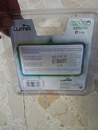 Candado Disco Moto Luma Enduro 5mm