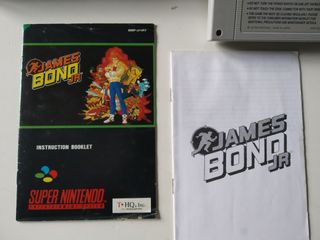James Bond Jr Super Nintendo SNES 
