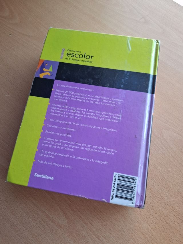 Nuevo diccionario escolar de la lengua español...