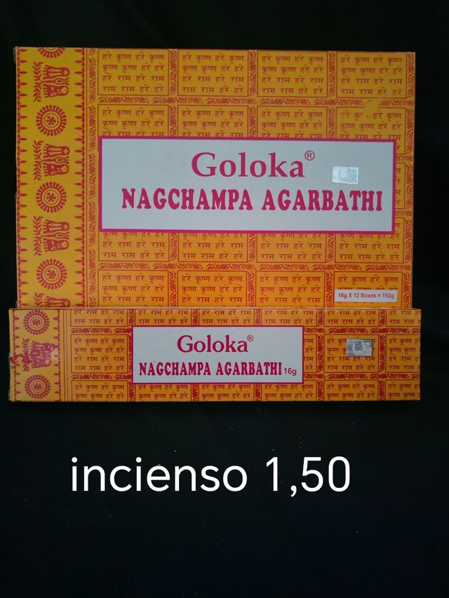 Inciensos Goloka Nagchampa Agarbathi