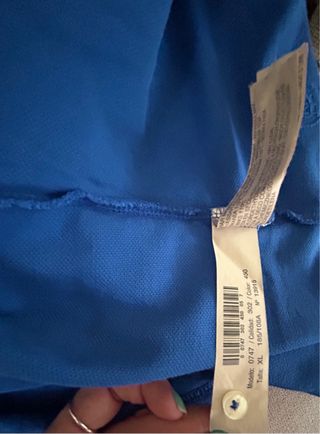 Polo Massimo Dutti Azul