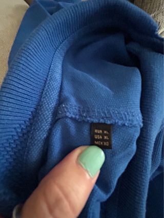 Polo Massimo Dutti Azul