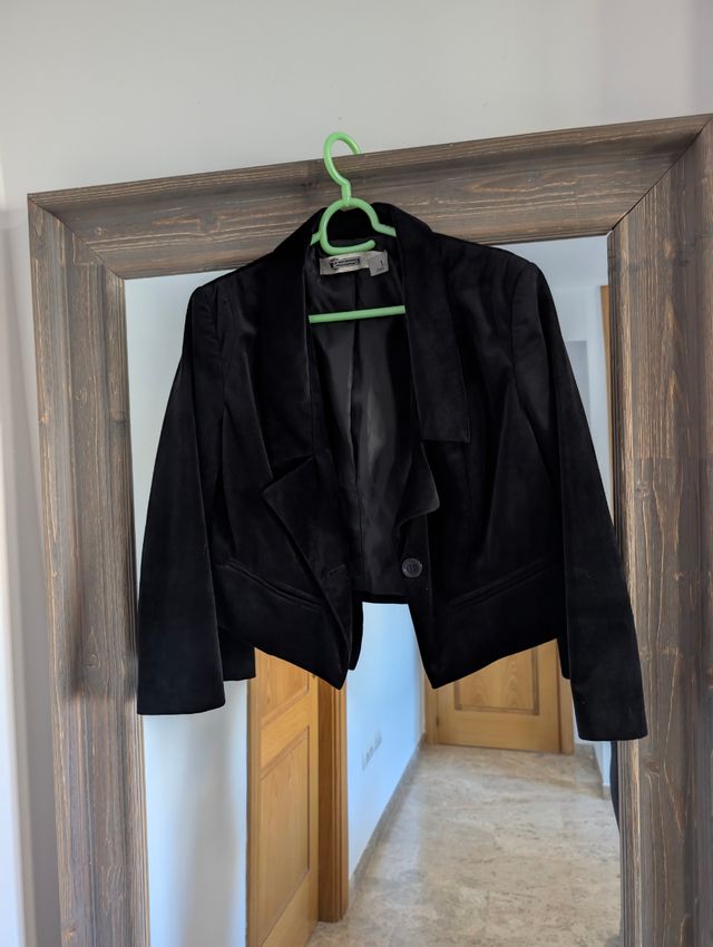 Chaqueta Stradivarius Negra Talla L