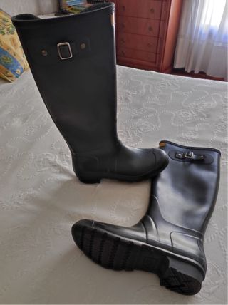 Botas de agua katiuskas negras