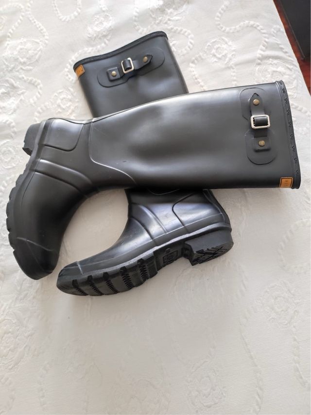 Botas de agua katiuskas negras