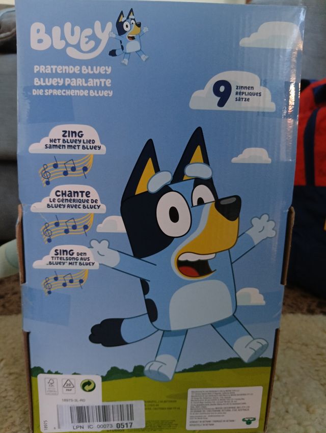 Lindo Peluche Bluey Parlanchín