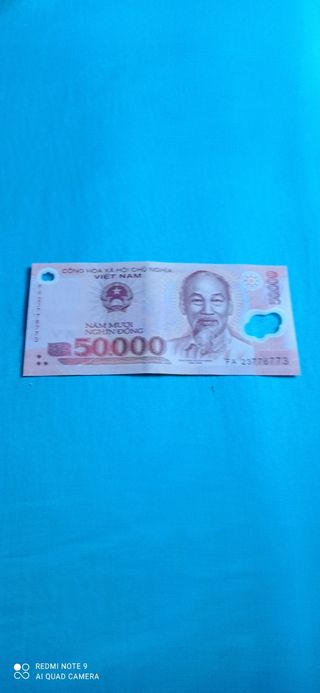 Billete 50.000 Dong Vietnam