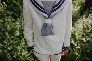 Traje marinero niño Amalio Rubio, Lino, T10