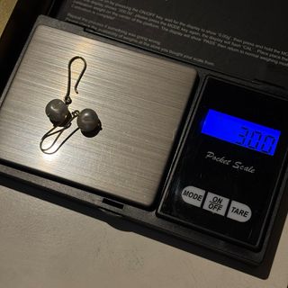 Pendientes de oro 18kt con perlas