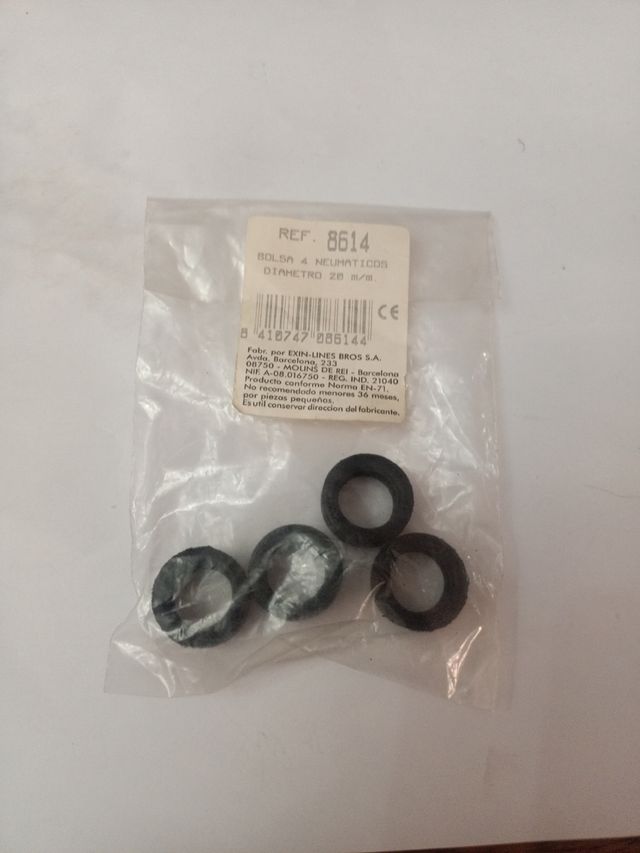 Bolsa 4 Neumáticos Ninco 20 m/m