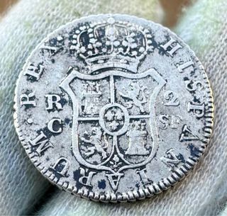 Moneda PLATA 2 Reales 1811 CATALUÑA. FERNANDO VII