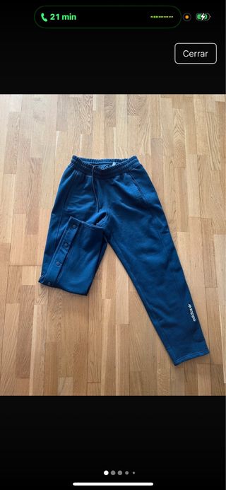 Pantalón Adidas azul de felpa