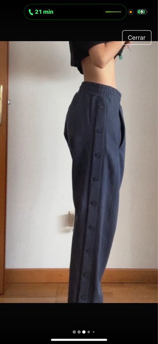 Pantalón Adidas azul de felpa