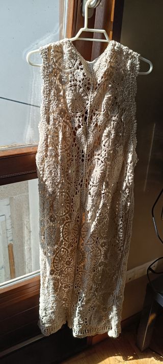 Chaleco de punto crochet ALEHOP